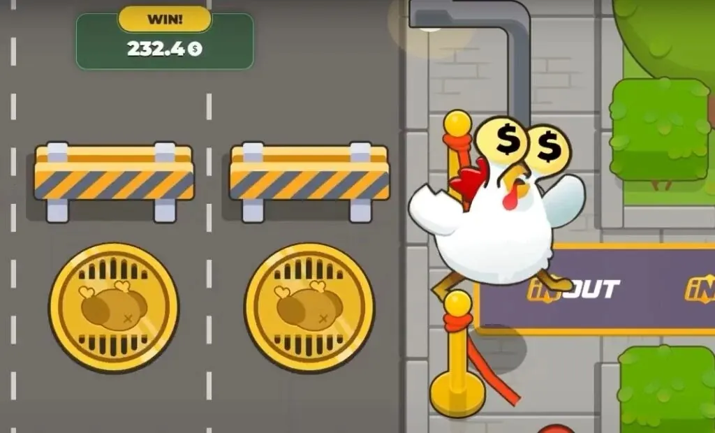 Chicken Road 2 Spielansicht
